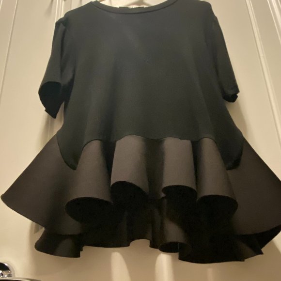 English Factory Black Peplum Top - Picture 4 of 7